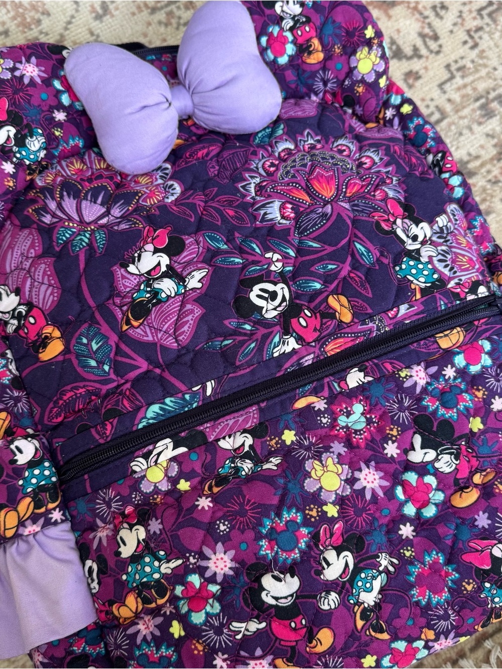 Vera Bradley Disney's Minnie Mouse Ears Backpack Mickey